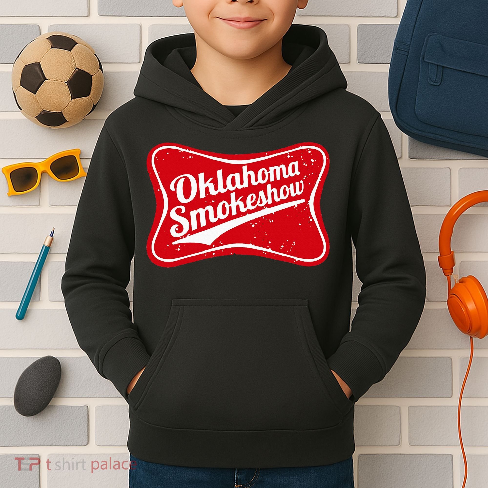 Oklahoma Smokeshow Western Country Music Kids Hoodie