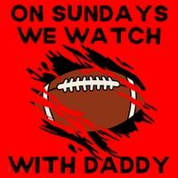 On Sundays We Watch Football With Daddy Santa Hat thumb 1