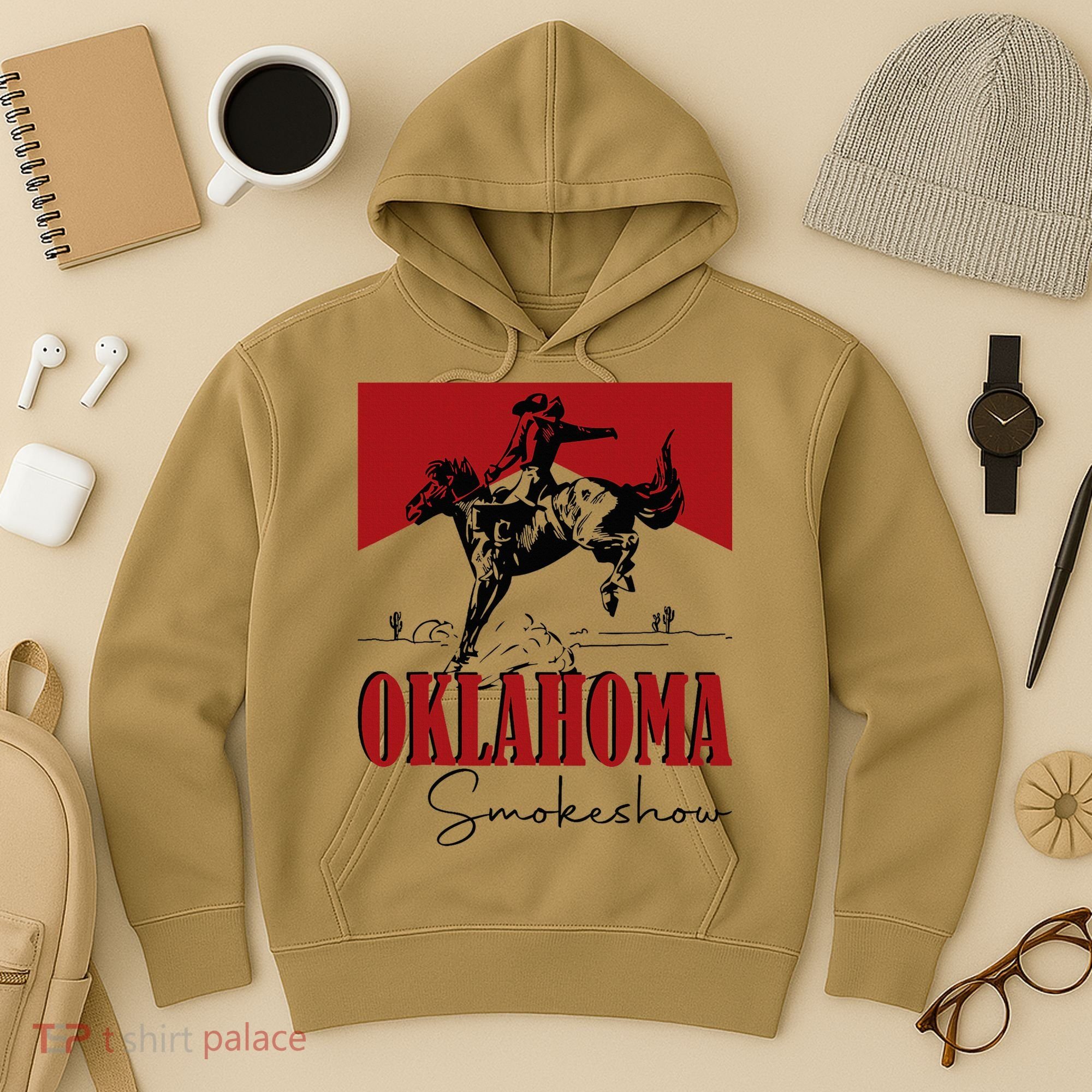 Oklahoma Smokeshow Western Oklahoma Smokeshow Cowboy Hoodie