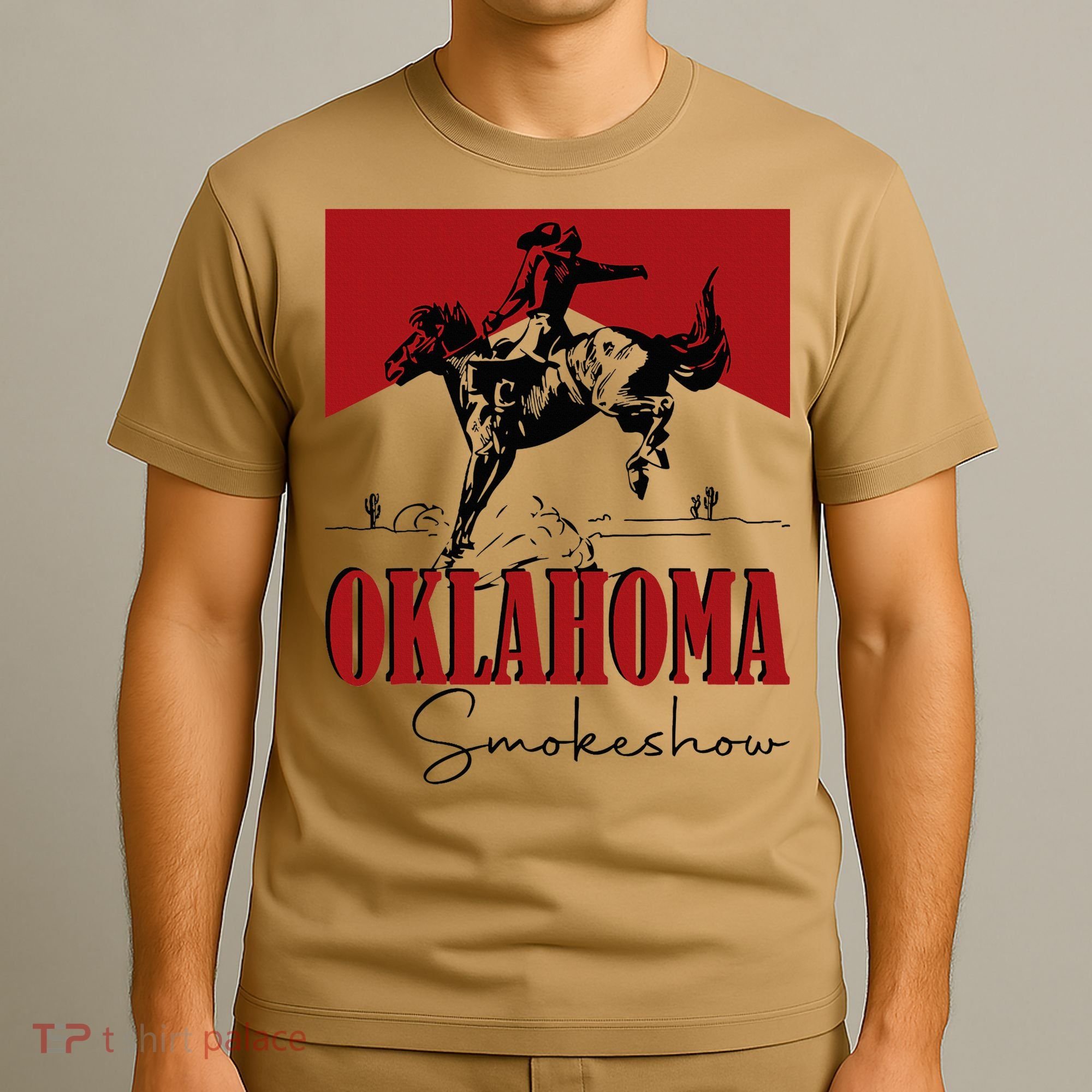 Oklahoma Smokeshow Western Oklahoma Smokeshow Cowboy T-Shirt