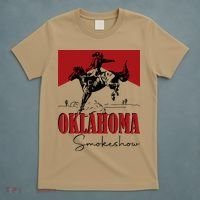 Oklahoma Smokeshow Western Oklahoma Smokeshow Cowboy T-Shirt thumb 5