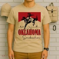 Oklahoma Smokeshow Western Oklahoma Smokeshow Cowboy T-Shirt thumb 6