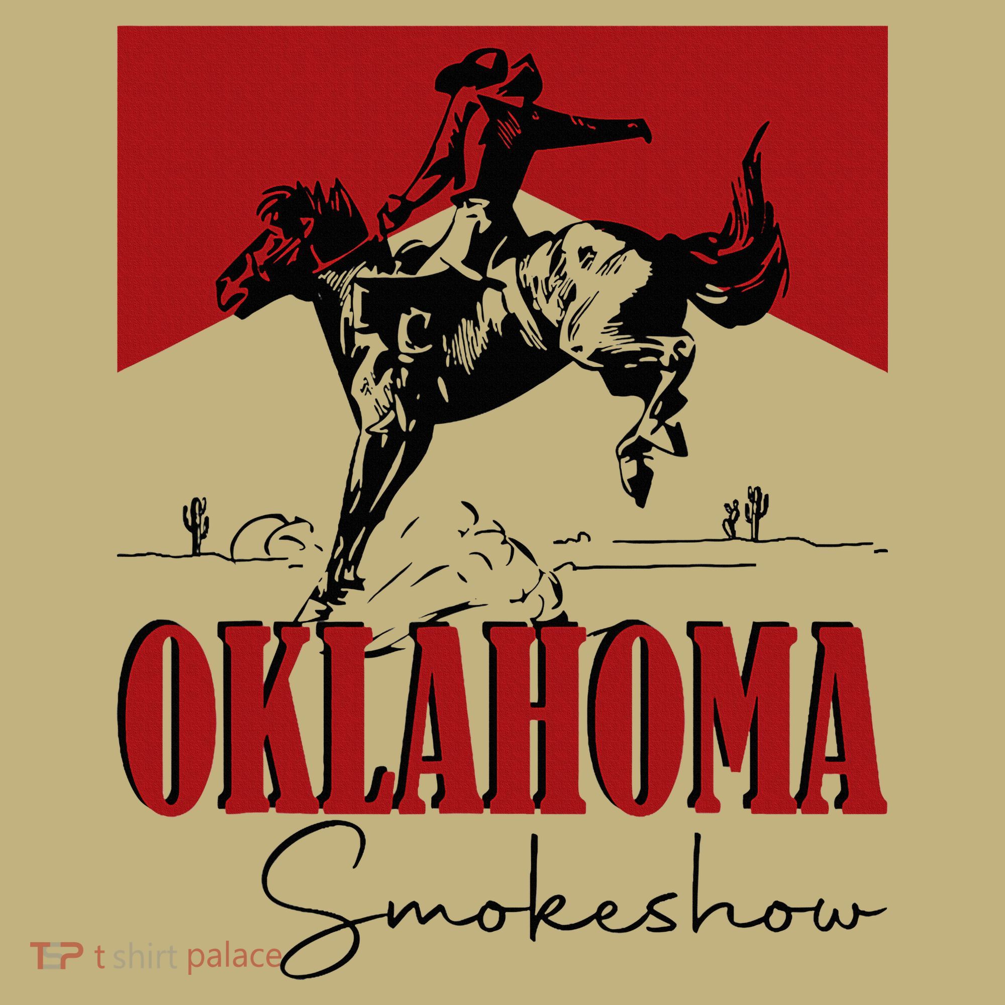 Oklahoma Smokeshow Western Oklahoma Smokeshow Cowboy T-Shirt