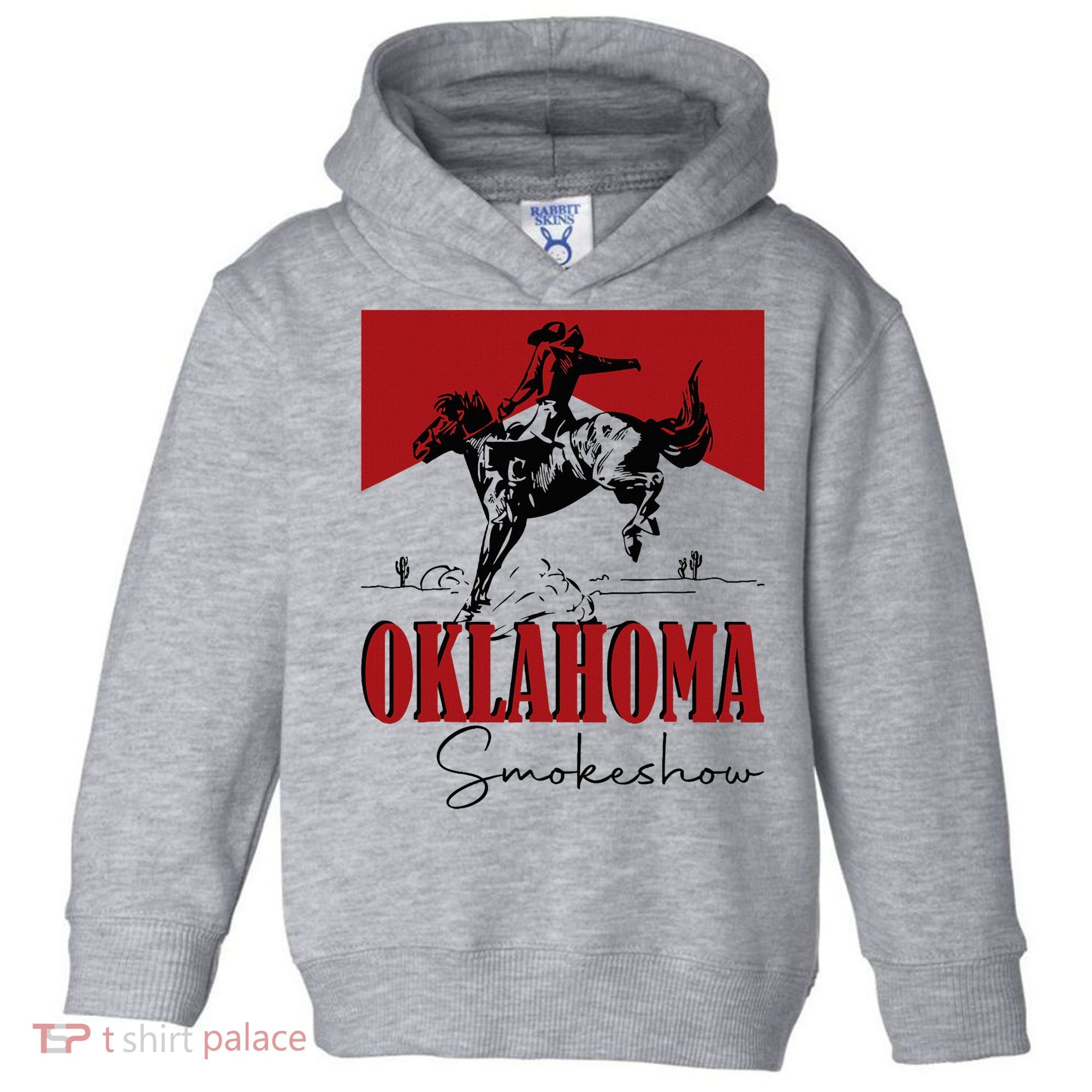 Oklahoma Smokeshow Western Oklahoma Smokeshow Cowboy Toddler Hoodie