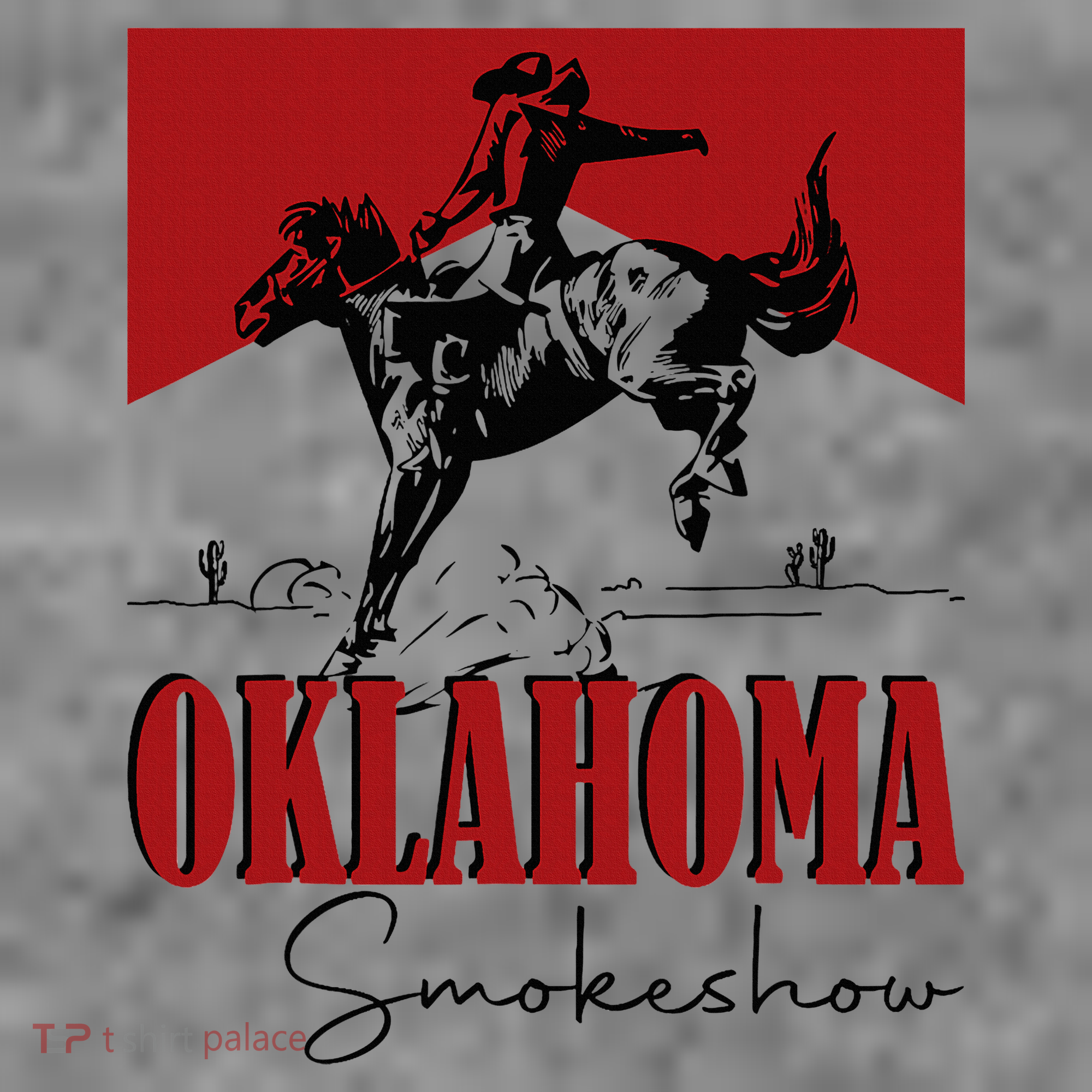 Oklahoma Smokeshow Western Oklahoma Smokeshow Cowboy Toddler Hoodie