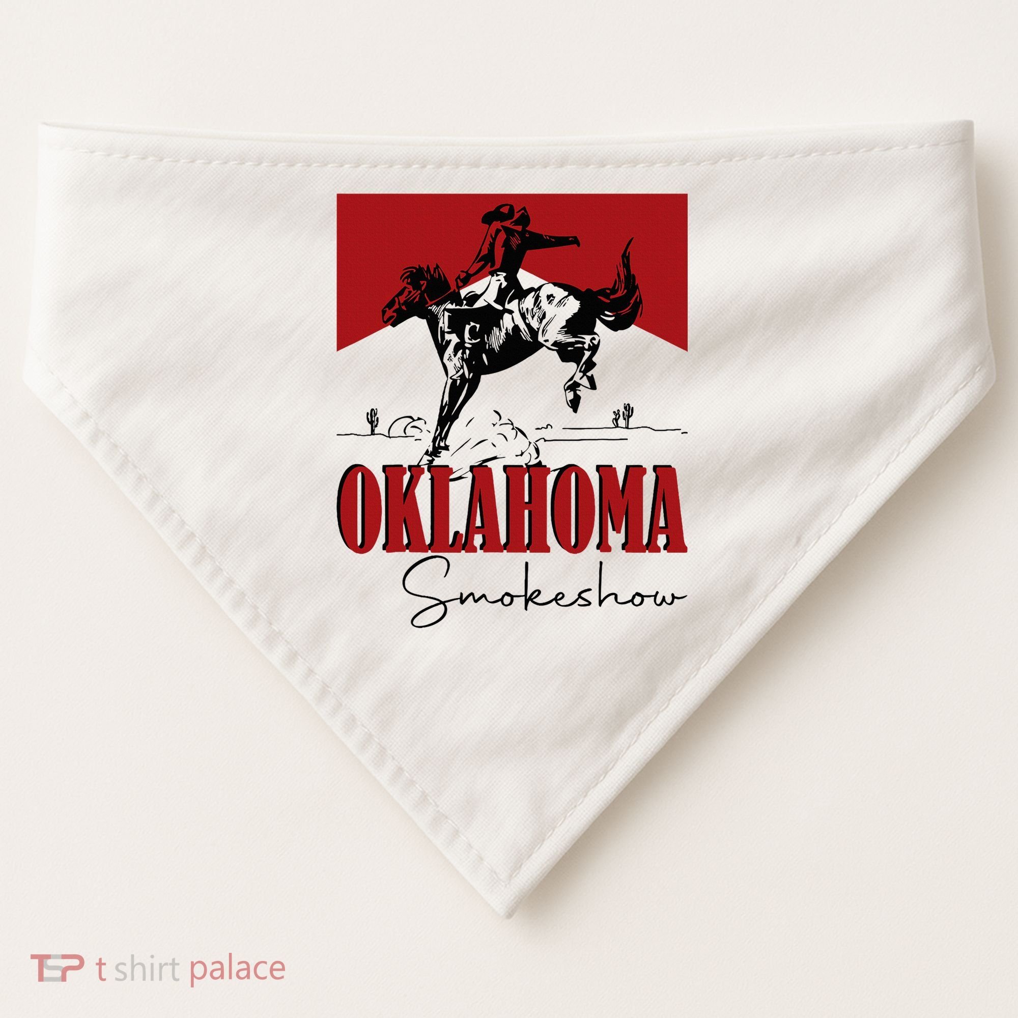 Oklahoma Smokeshow Western Oklahoma Smokeshow Cowboy USA-Made Doggie Bandana