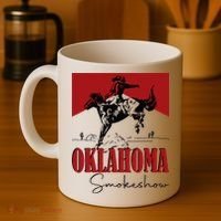 Oklahoma Smokeshow Western Oklahoma Smokeshow Cowboy Coffee Mug thumb 4