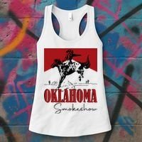 Oklahoma Smokeshow Western Oklahoma Smokeshow Cowboy Women's Tank Top thumb 3