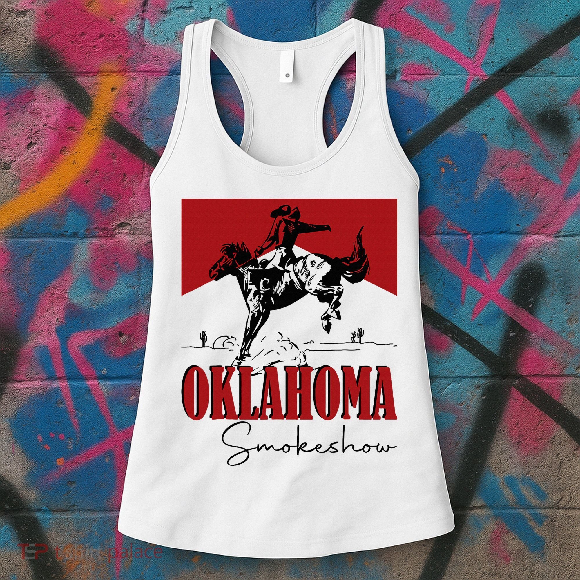 Oklahoma Smokeshow Western Oklahoma Smokeshow Cowboy Women's Tank Top