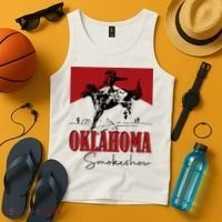 Oklahoma Smokeshow Western Oklahoma Smokeshow Cowboy Tank Top thumb 4