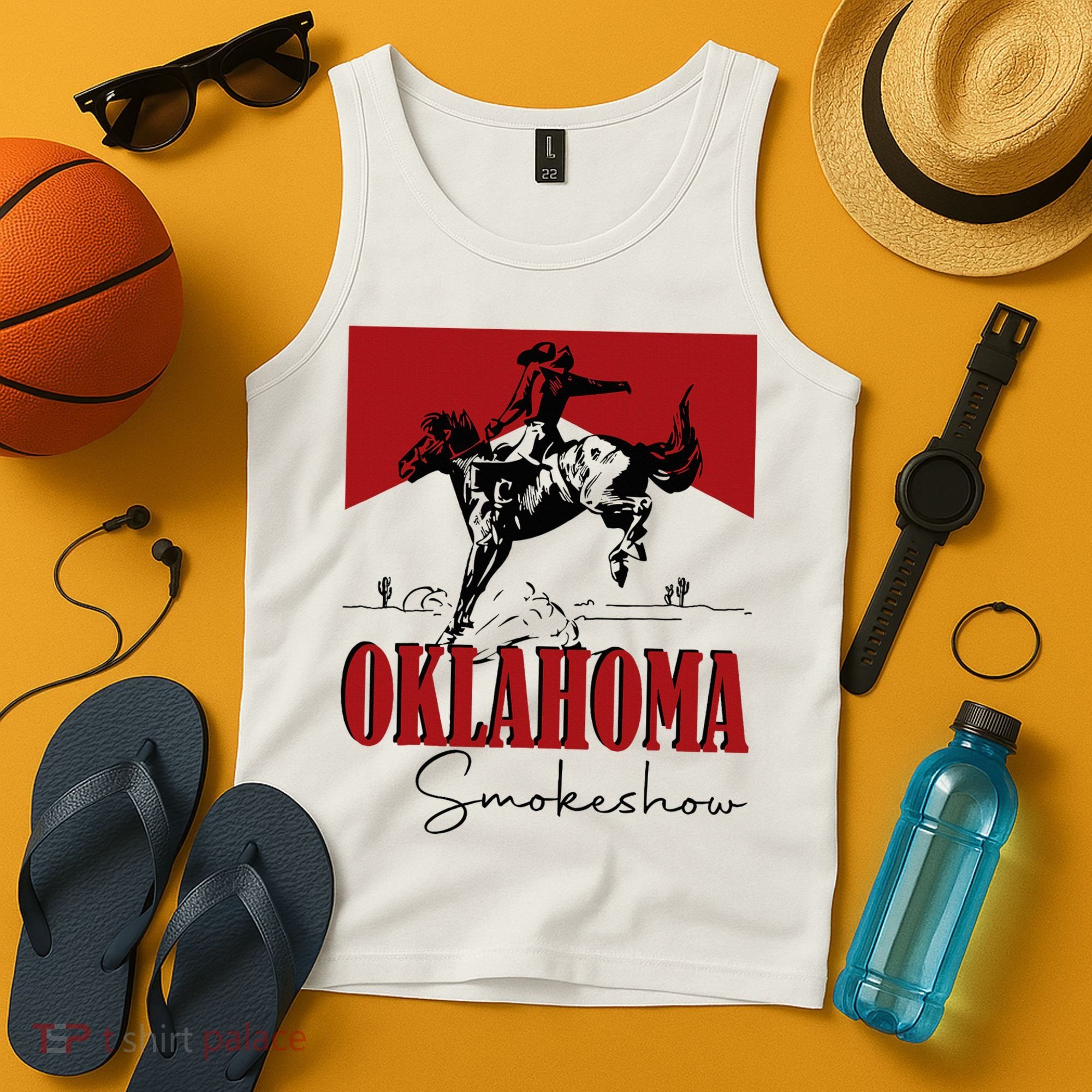 Oklahoma Smokeshow Western Oklahoma Smokeshow Cowboy Tank Top