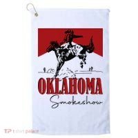 Oklahoma Smokeshow Western Oklahoma Smokeshow Cowboy Golf Towel thumb 0
