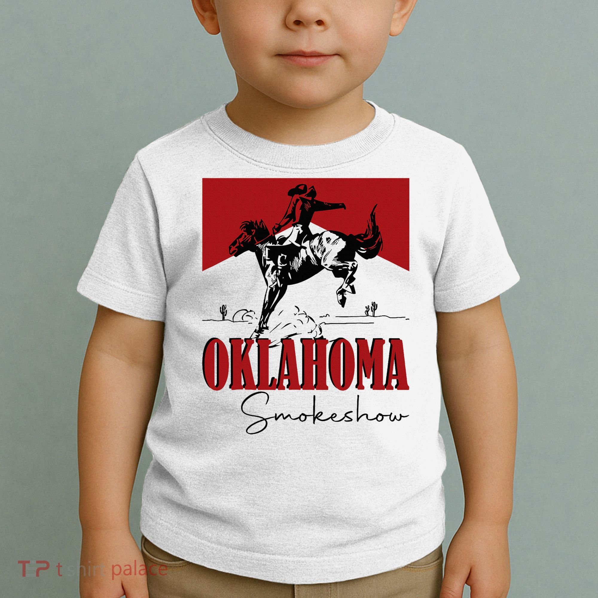 Oklahoma Smokeshow Western Oklahoma Smokeshow Cowboy Toddler T-Shirt
