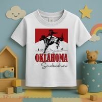 Oklahoma Smokeshow Western Oklahoma Smokeshow Cowboy Toddler T-Shirt thumb 3