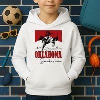 Oklahoma Smokeshow Western Oklahoma Smokeshow Cowboy Kids Hoodie thumb 2