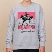 Oklahoma Smokeshow Western Oklahoma Smokeshow Cowboy Rodeo Women's Sweatshirt thumb 0