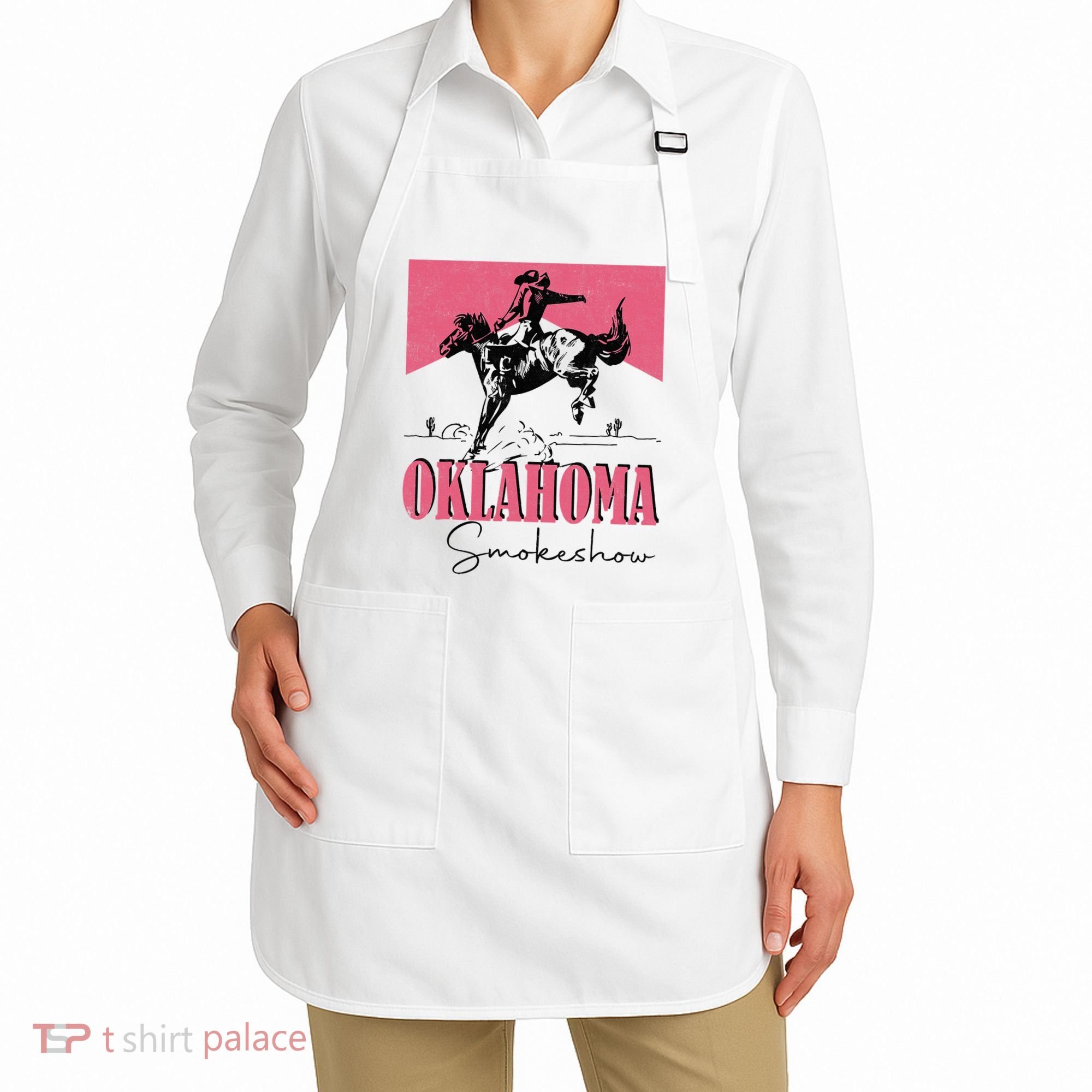 Oklahoma Smokeshow Western Oklahoma Smokeshow Cowboy Rodeo Apron