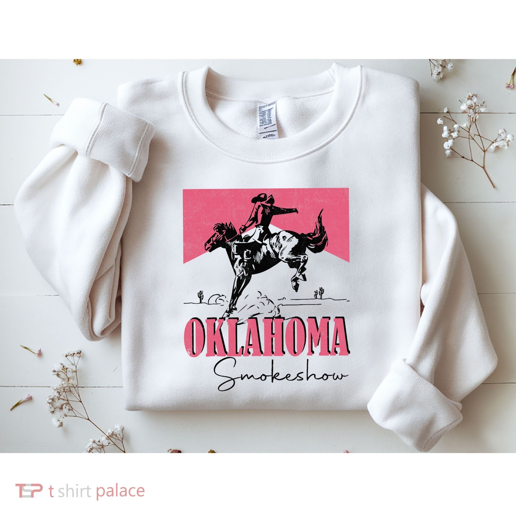 Oklahoma Smokeshow Western Oklahoma Smokeshow Cowboy Rodeo Sweatshirt