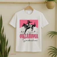 Oklahoma Smokeshow Western Oklahoma Smokeshow Cowboy Rodeo T-Shirt thumb 2