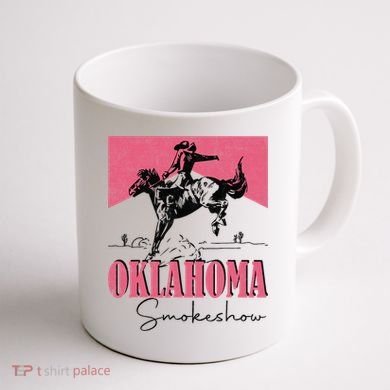 Oklahoma Smokeshow Western Oklahoma Smokeshow Cowboy Rodeo Coffee Mug back