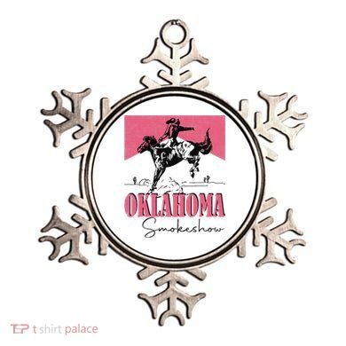 Oklahoma Smokeshow Western Oklahoma Smokeshow Cowboy Rodeo Ornament