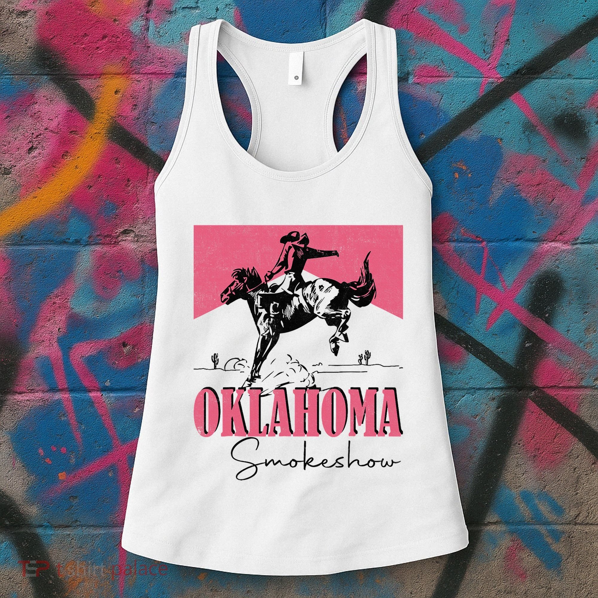 Oklahoma Smokeshow Western Oklahoma Smokeshow Cowboy Rodeo Women's Tank Top