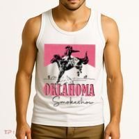 Oklahoma Smokeshow Western Oklahoma Smokeshow Cowboy Rodeo Tank Top thumb 3