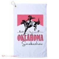 Oklahoma Smokeshow Western Oklahoma Smokeshow Cowboy Rodeo Golf Towel thumb 0