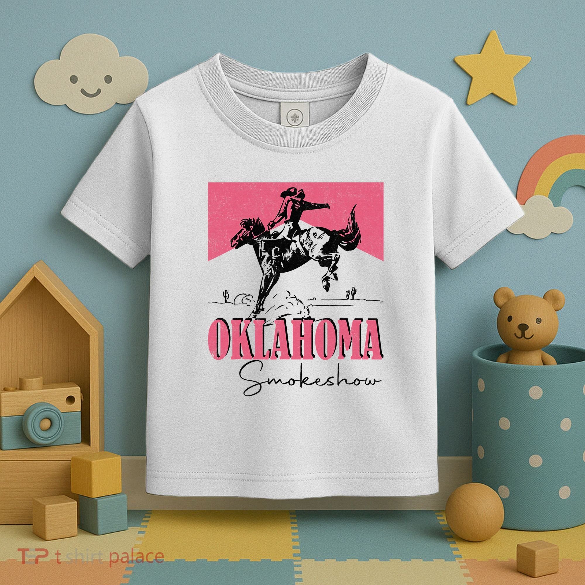 Oklahoma Smokeshow Western Oklahoma Smokeshow Cowboy Rodeo Toddler T-Shirt