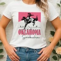 Oklahoma Smokeshow Western Oklahoma Smokeshow Cowboy Rodeo Women's T-Shirt thumb 2
