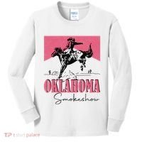 Oklahoma Smokeshow Western Oklahoma Smokeshow Cowboy Rodeo Kids Long Sleeve Shirt thumb 0