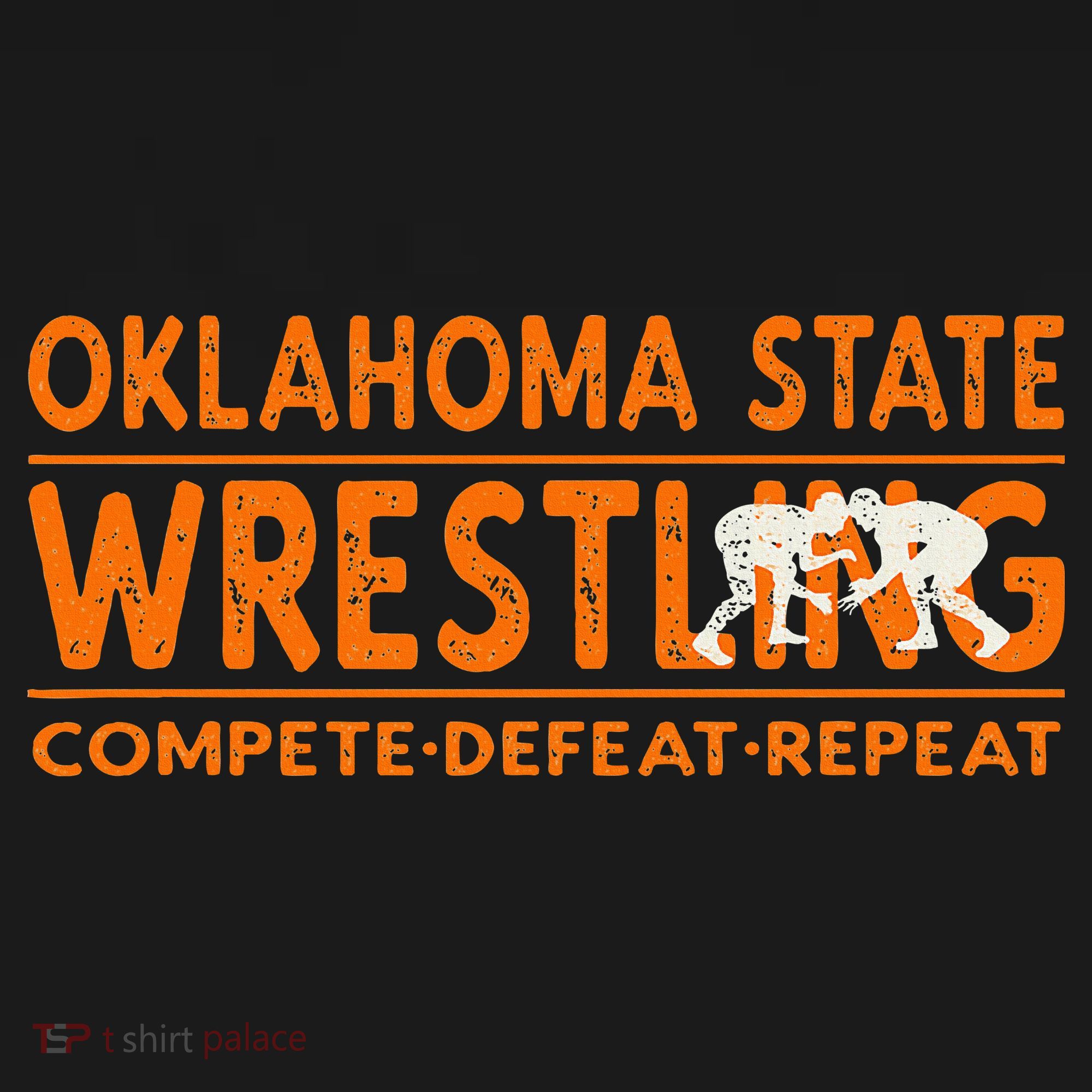 O.K.L.A.H.O.M.A State Wrestling Compete Defeat Repeat Women's Tank Top