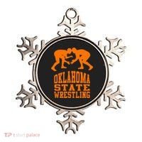 Oklahoma State Wrestling Ornament thumb 0