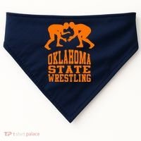 Oklahoma State Wrestling USA-Made Doggie Bandana thumb 0