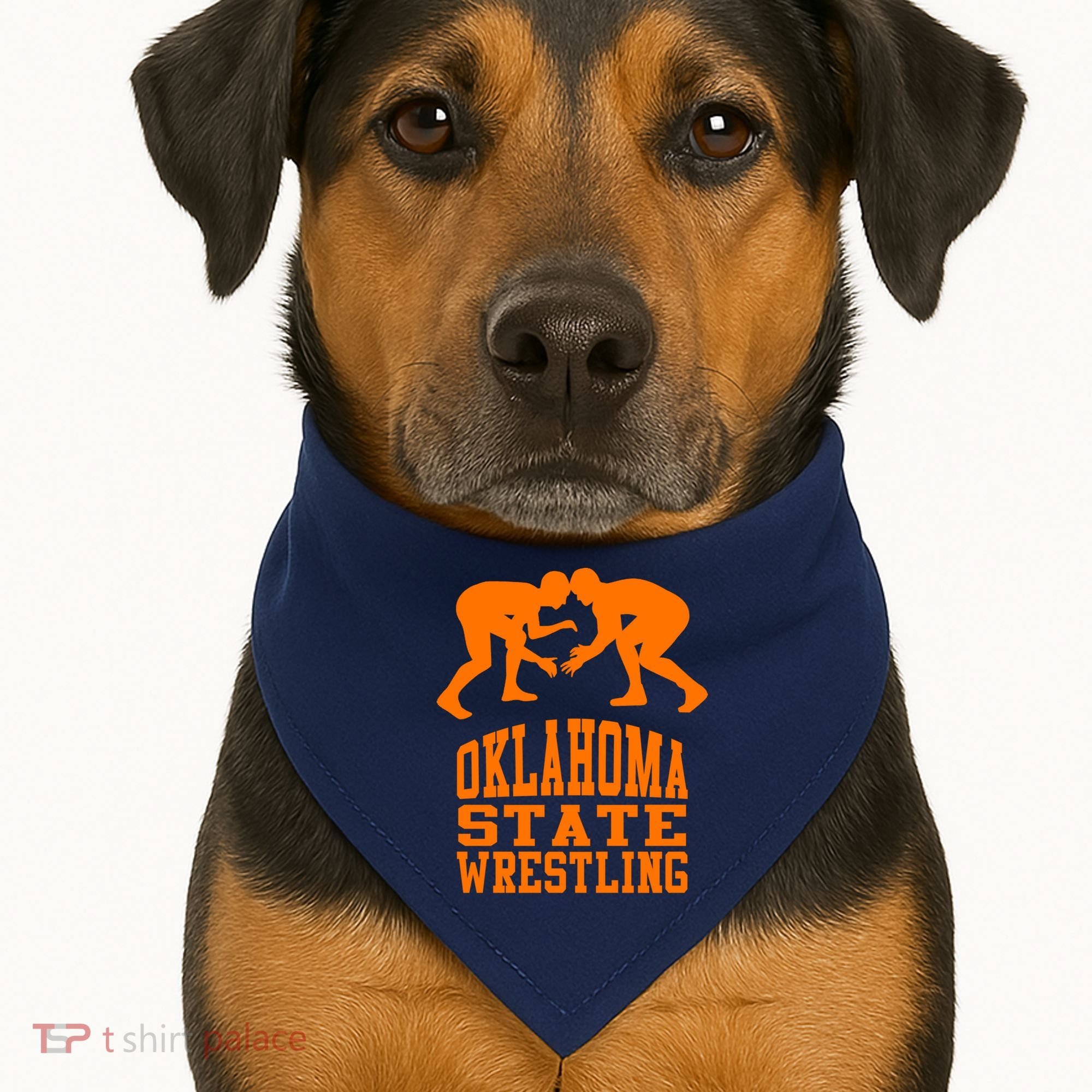 Oklahoma State Wrestling USA-Made Doggie Bandana