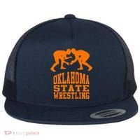 Oklahoma State Wrestling Flat Bill Trucker Hat thumb 0