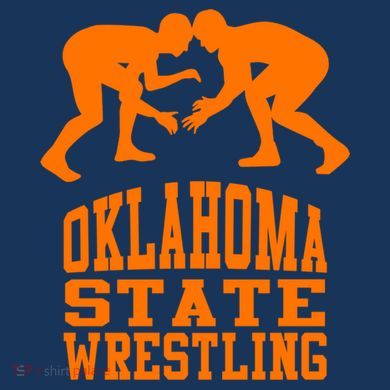 Oklahoma State Wrestling Flat Bill Trucker Hat