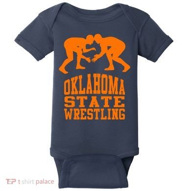 Oklahoma State Wrestling Baby Bodysuit