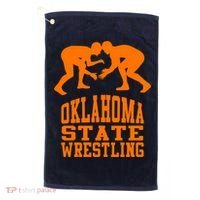 Oklahoma State Wrestling Golf Towel thumb 0