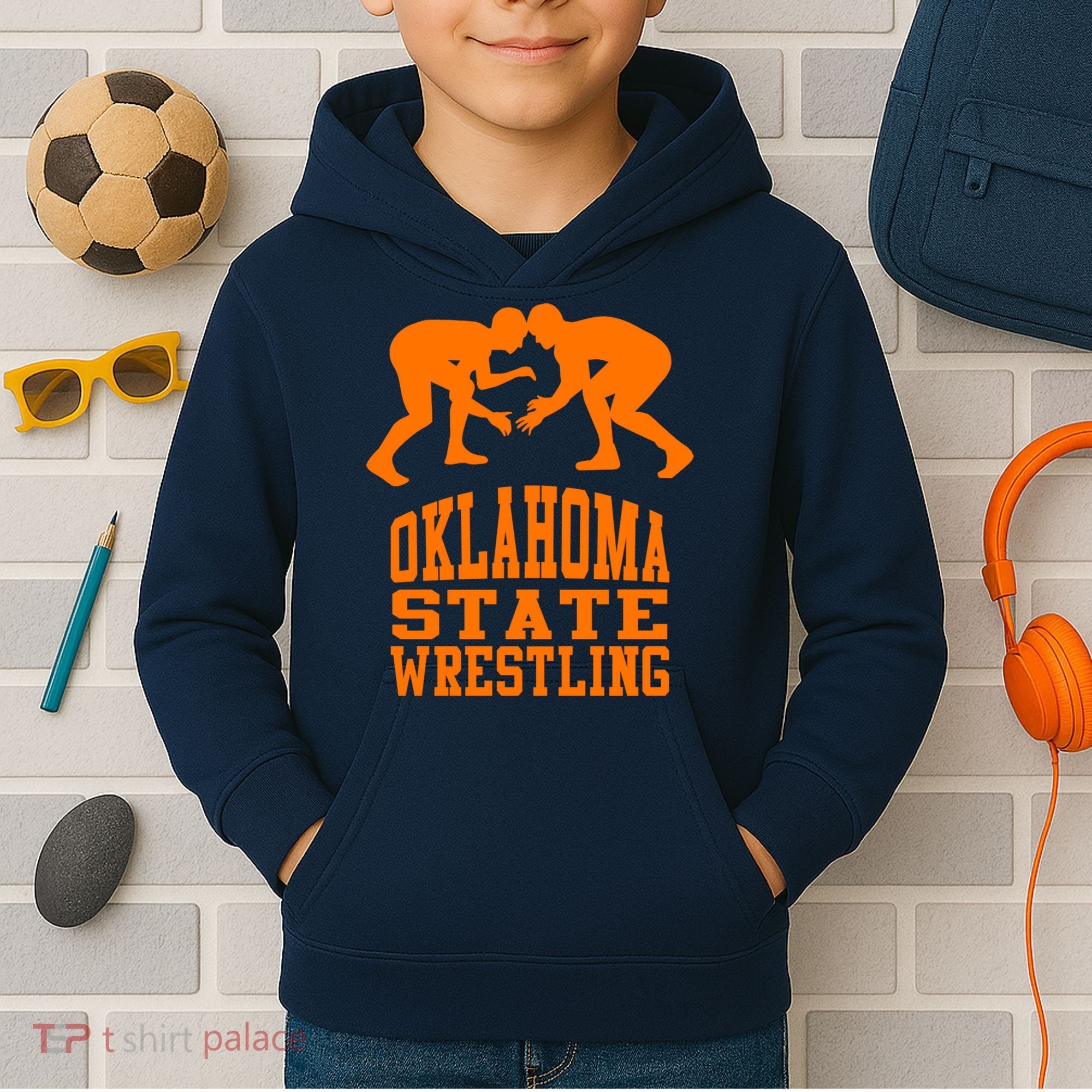 Oklahoma State Wrestling Kids Hoodie
