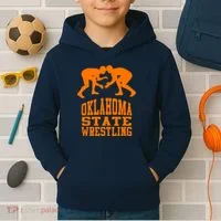 Oklahoma State Wrestling Kids Hoodie thumb 2