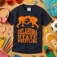 Oklahoma State Wrestling Kids T-Shirt thumb 3