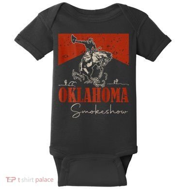Oklahoma Smokeshow Western Rodeo Baby Bodysuit