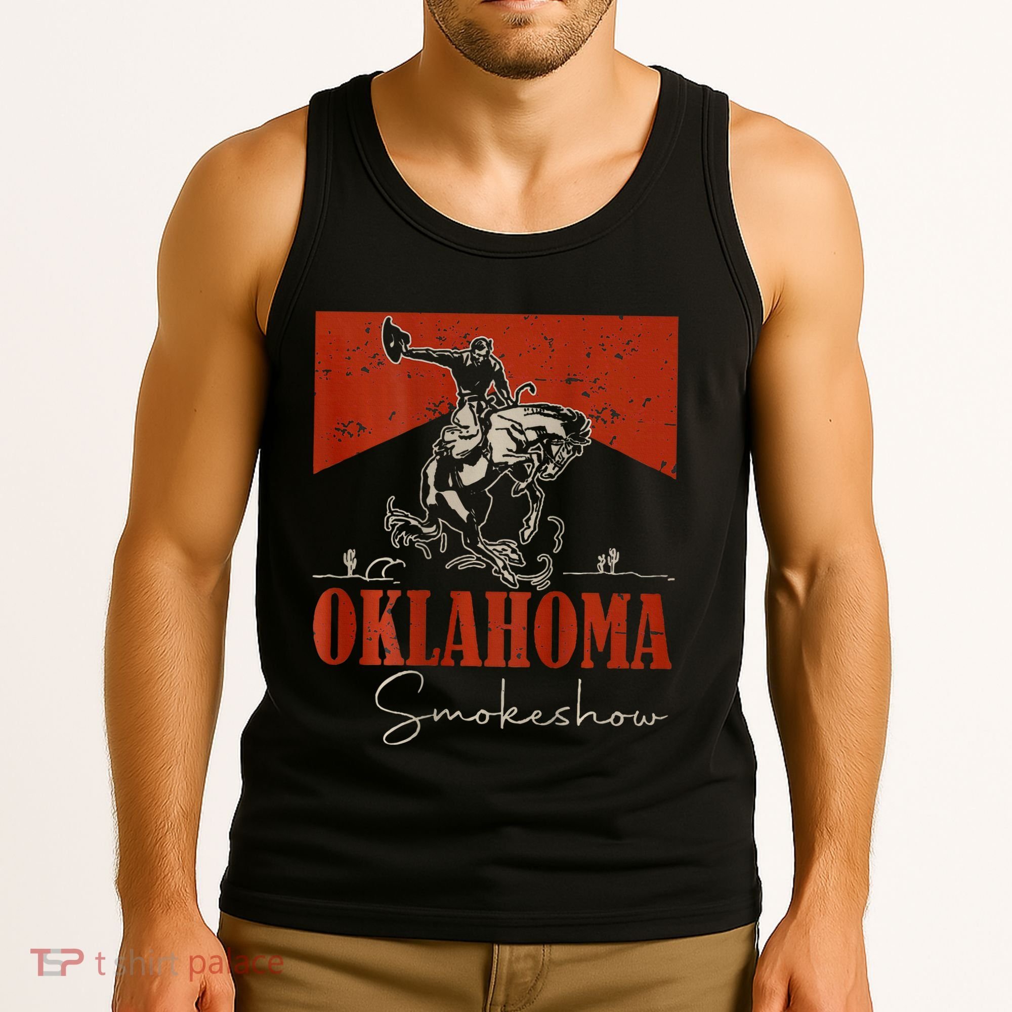 Oklahoma Smokeshow Western Rodeo Tank Top
