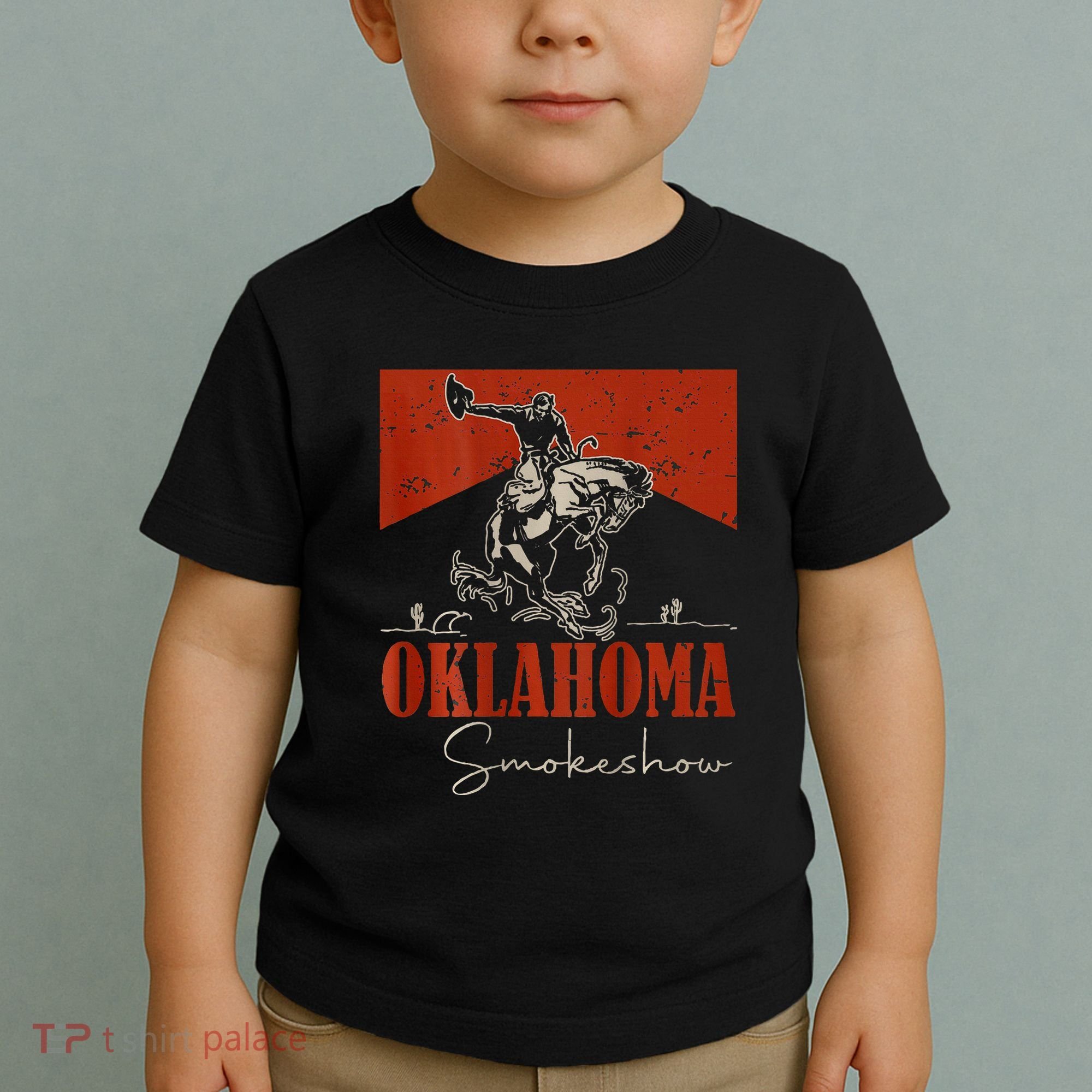 Oklahoma Smokeshow Western Rodeo Toddler T-Shirt