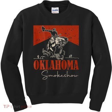 Oklahoma Smokeshow Western Rodeo Kids Sweatshirt