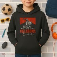 Oklahoma Smokeshow Western Rodeo Kids Hoodie thumb 2