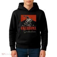 Oklahoma Smokeshow Western Rodeo Kids Hoodie thumb 4