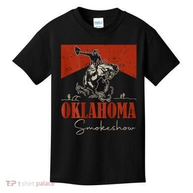 Oklahoma Smokeshow Western Rodeo Kids T-Shirt