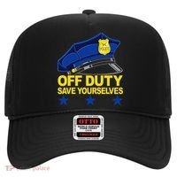 Offduty Save Yourselves Funny Police Officer Cop Hat thumb 0